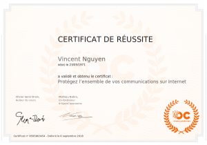 certif securite echange web Vincent Nguyen